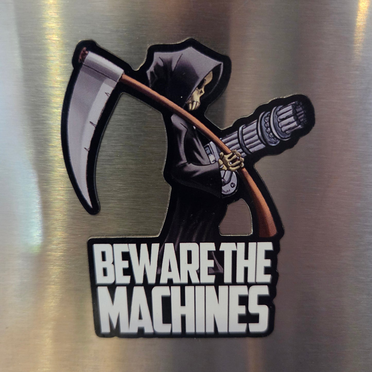 Beware the Machines magnet - Benjamin Wallace Books
