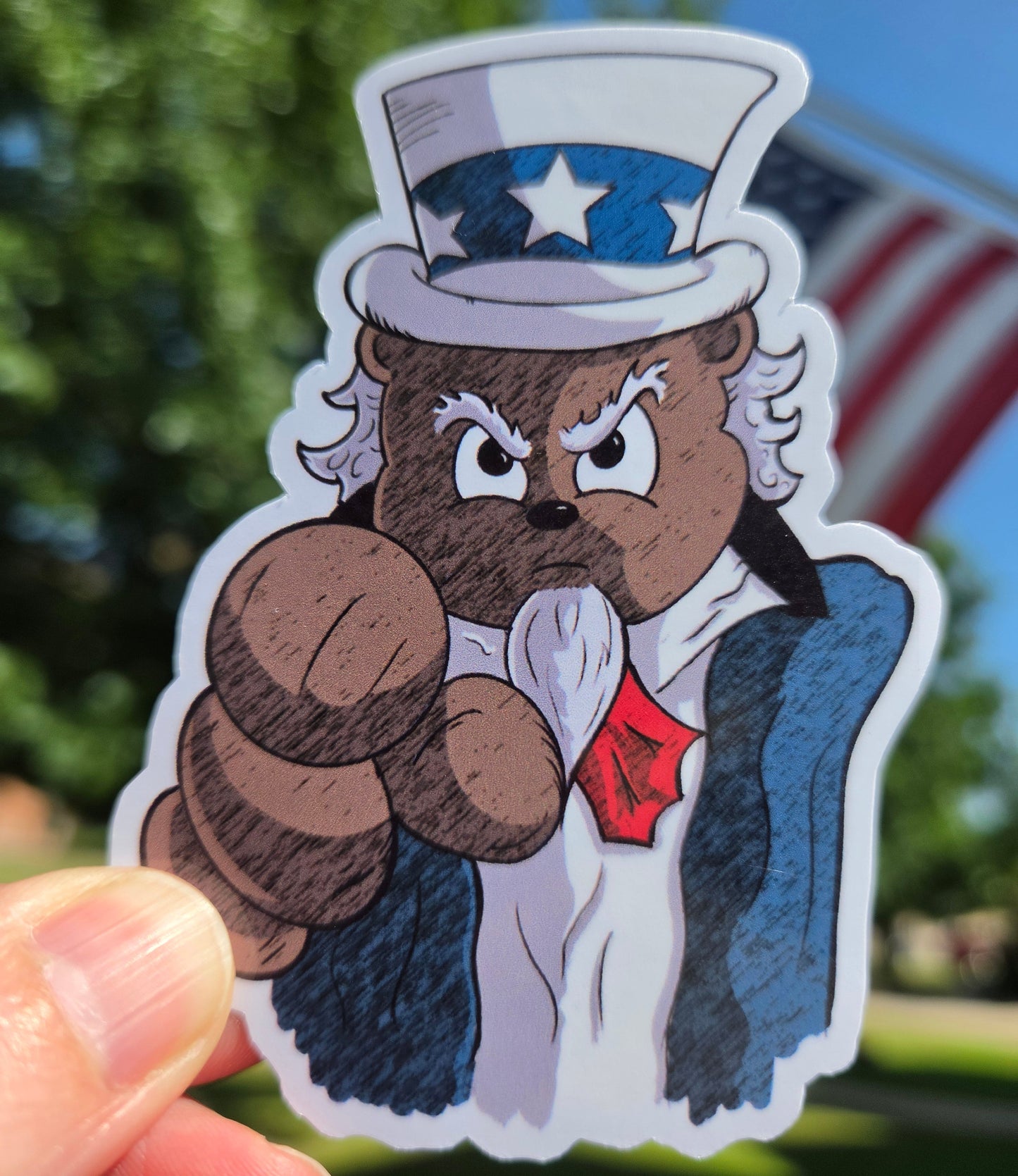 Uncle Sam sticker