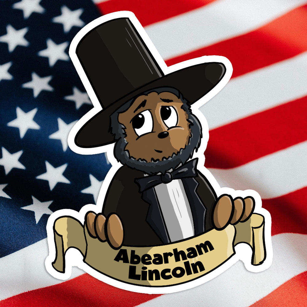 Abearham Lincoln sticker
