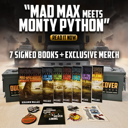 Duck & Cover Ammo Can - Benjamin Wallace Books