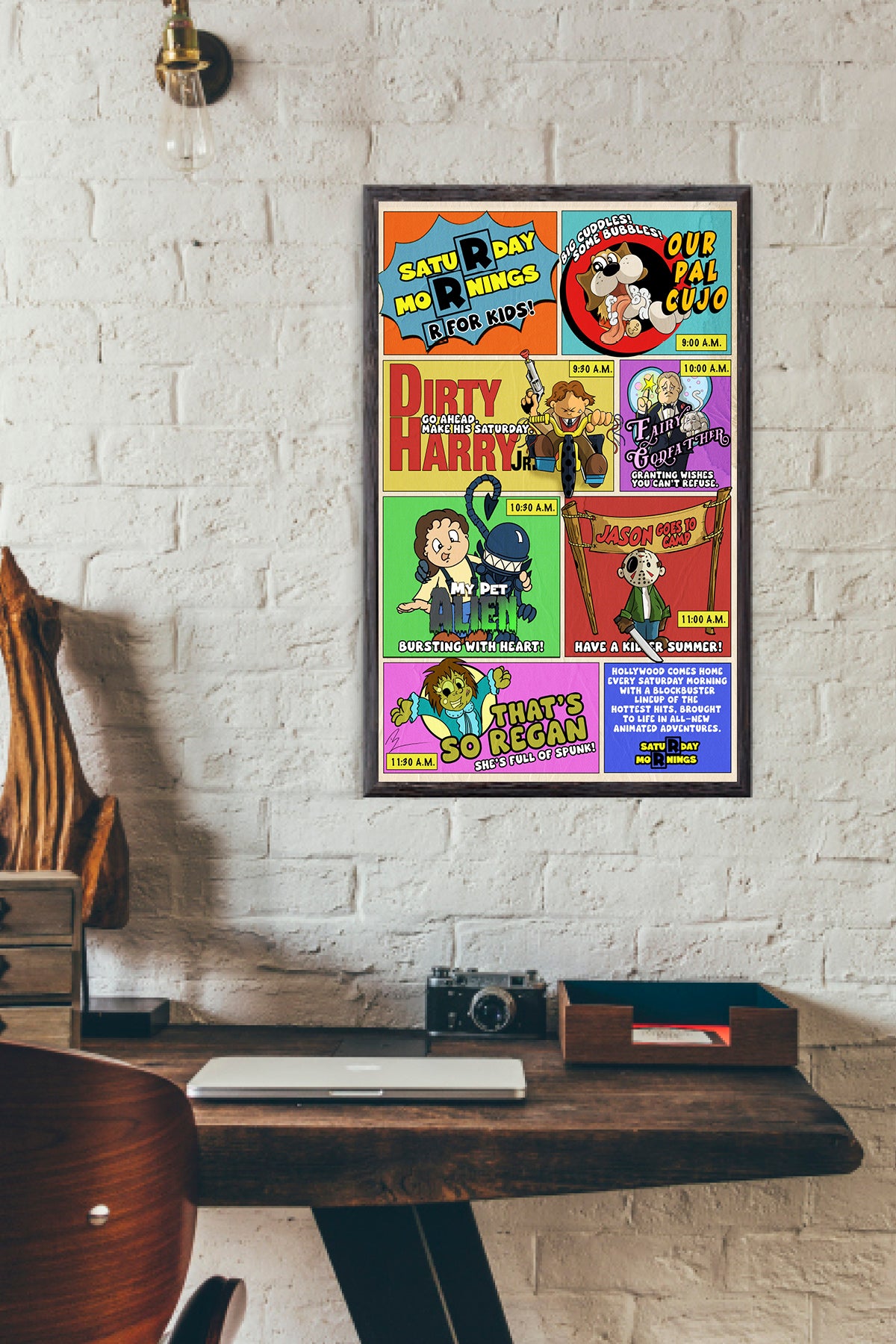 Saturday Mornings R for Kids 11x17 Print