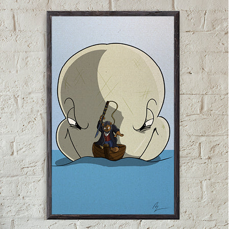 Bear She Blows 11x17 Print - Benjamin Wallace Books