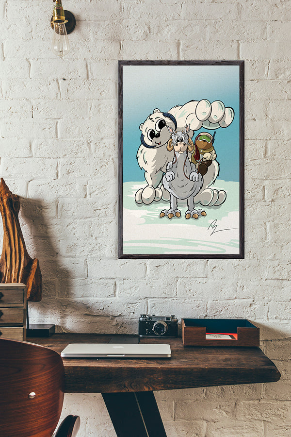 Luke Bearwalker 11x17 Print - Benjamin Wallace Books