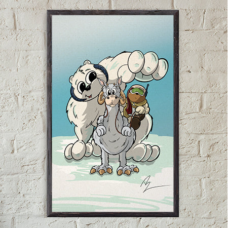 Luke Bearwalker 11x17 Print - Benjamin Wallace Books