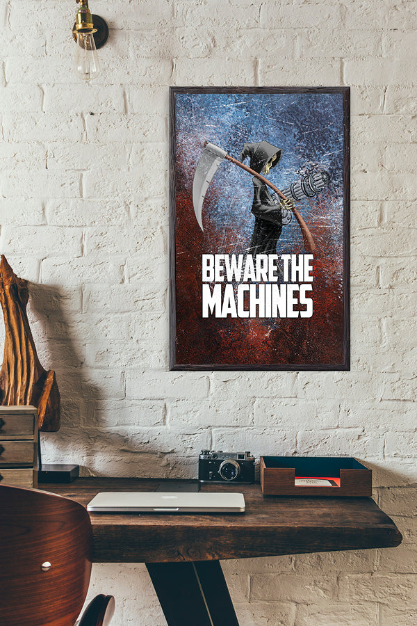 Beware the Machines 11x17 Print - Benjamin Wallace Books