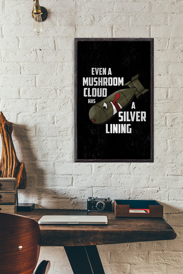Even a Mushroom Cloud Has a Silver Lining 11x17 Print - Benjamin Wallace Books