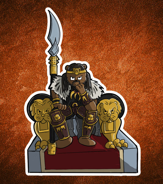 Barbearian sticker