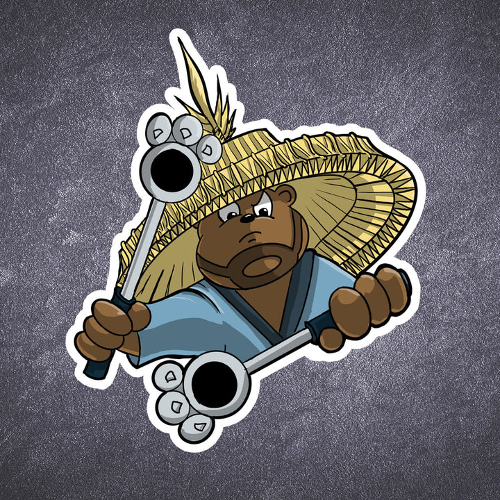 Bear Trouble in Little China sticker pack - Benjamin Wallace Books