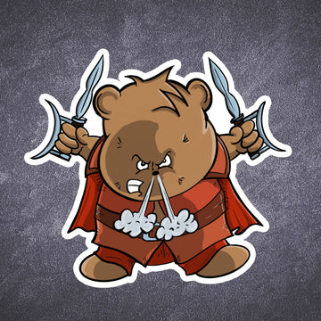 Bear Trouble in Little China sticker pack - Benjamin Wallace Books