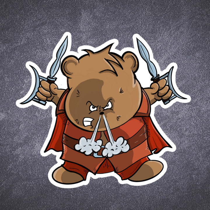 Bear Trouble in Little China sticker pack - Benjamin Wallace Books