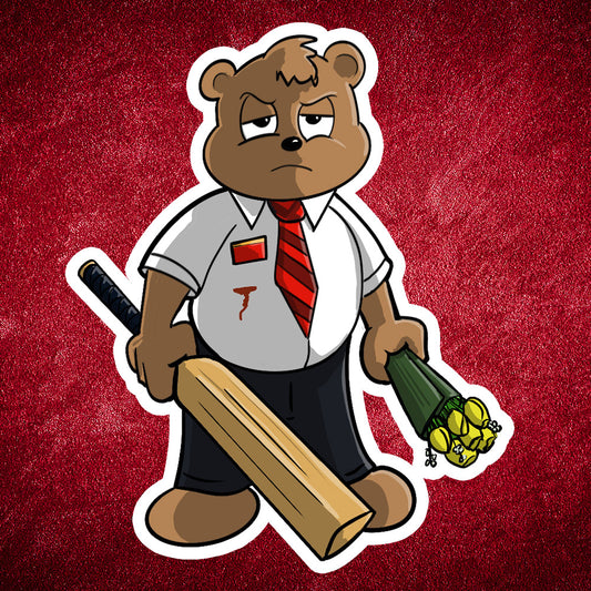 Bear of the Dead sticker - Benjamin Wallace Books