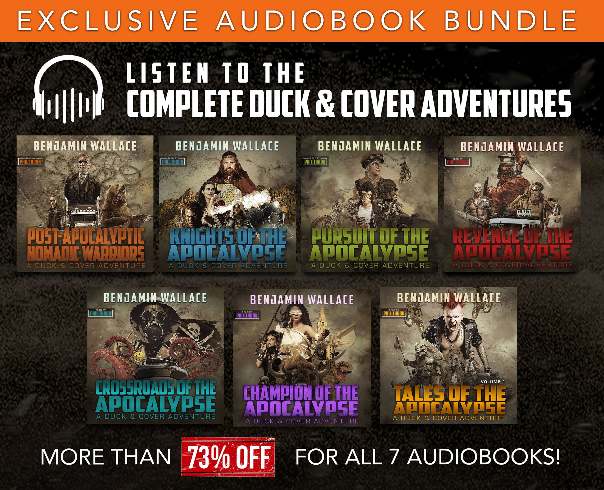 The Complete Duck & Cover Adventures Series (Audiobooks) - Benjamin Wallace Books