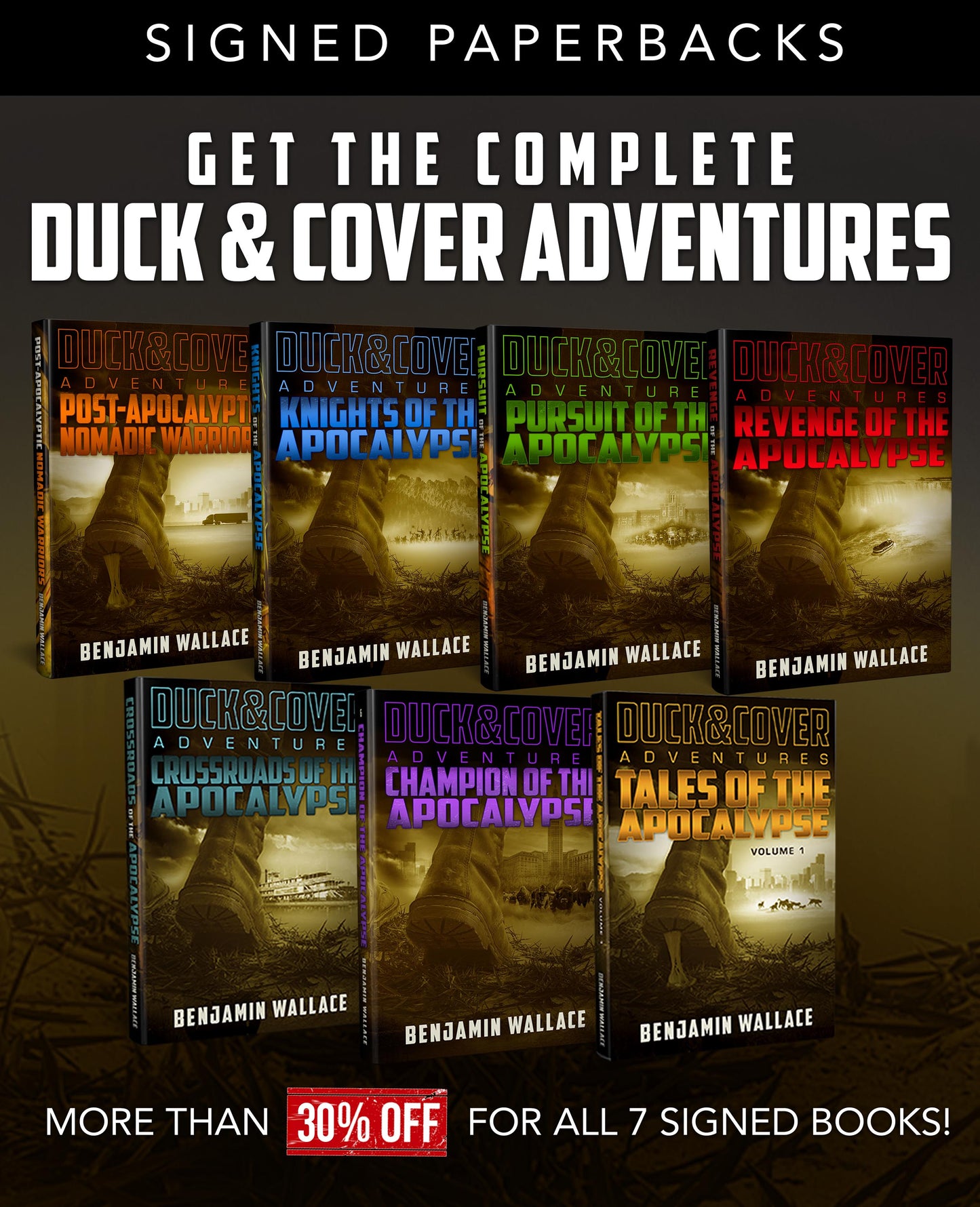 The Complete Duck & Cover Adventures Series (Signed Paperbacks)