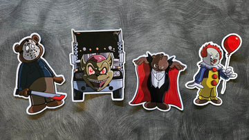 Horror sticker pack - Benjamin Wallace Books