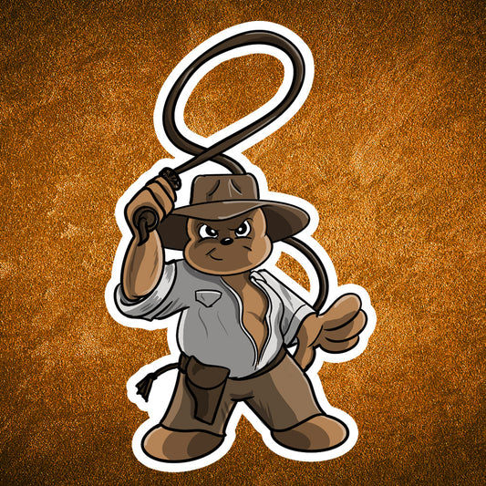 Adventure Bear sticker - Benjamin Wallace Books