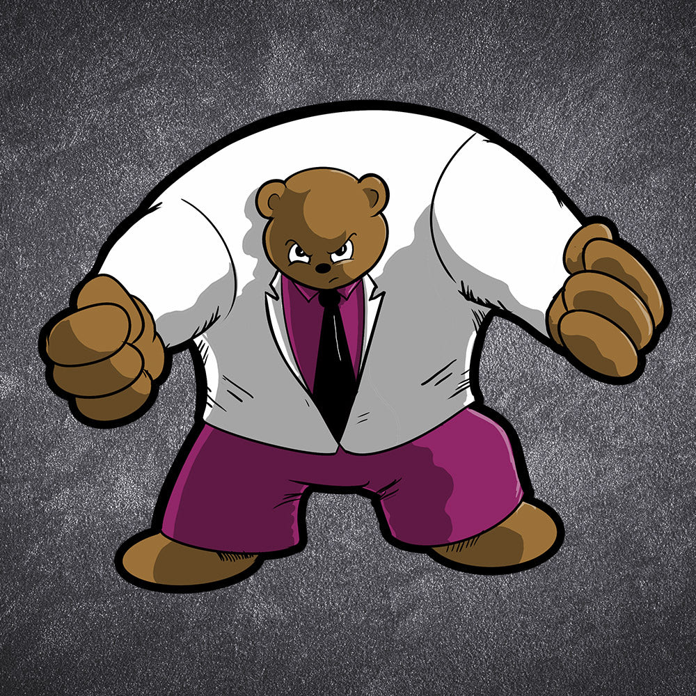 Kingbear of Crime sticker