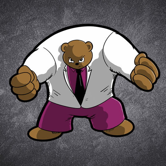 Kingbear of Crime sticker