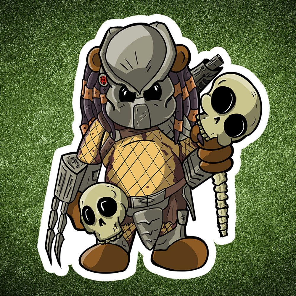 Predabear sticker - Benjamin Wallace Books