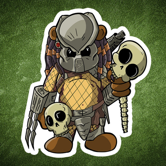 Predabear sticker - Benjamin Wallace Books