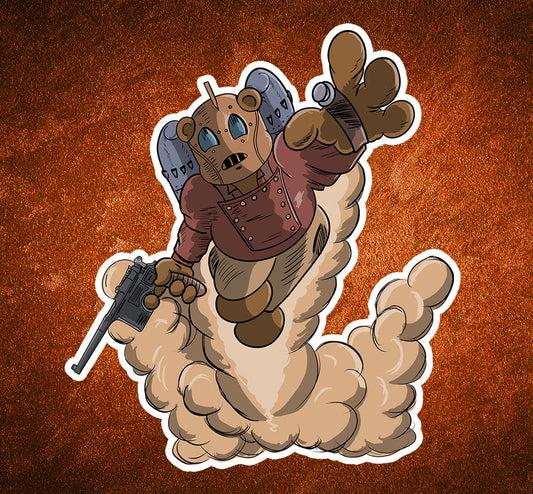 Rockebear sticker - Benjamin Wallace Books