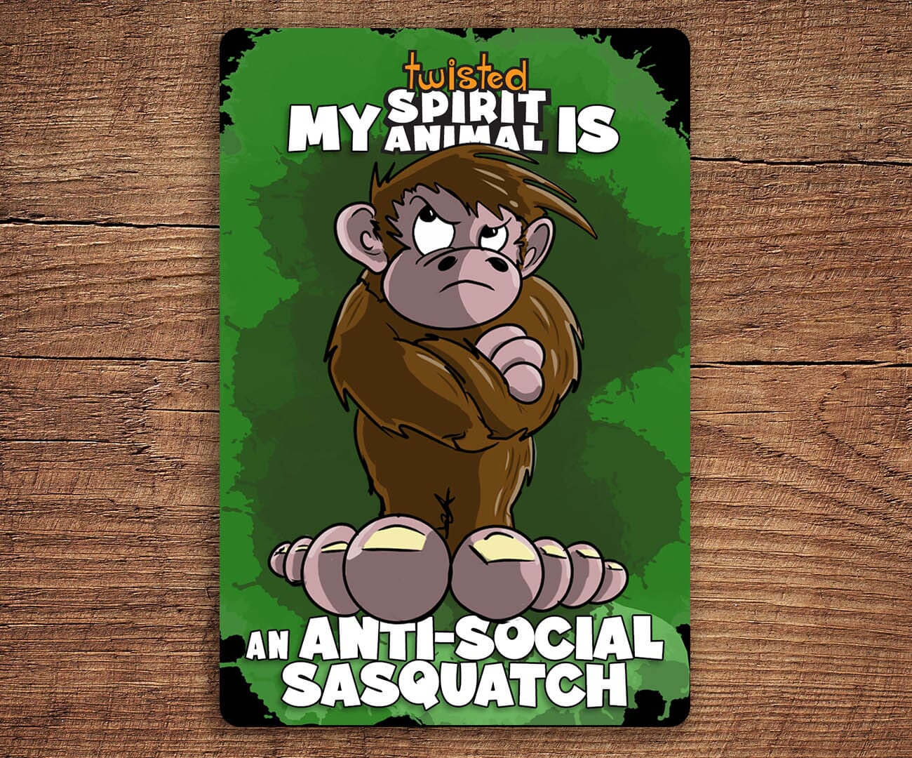 Anti-Social Sasquatch sticker pack DangerBearIndustries 