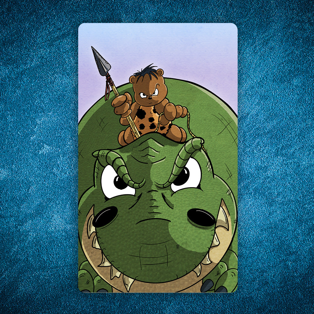 Dinobear sticker - Benjamin Wallace Books