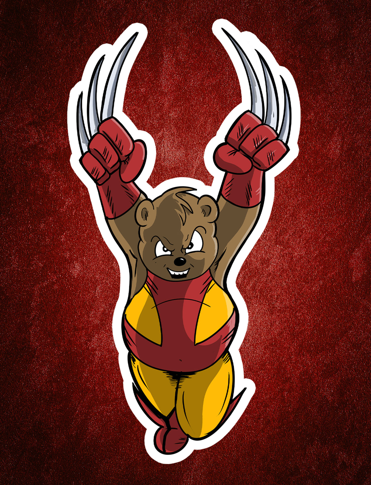 The Bearverine sticker