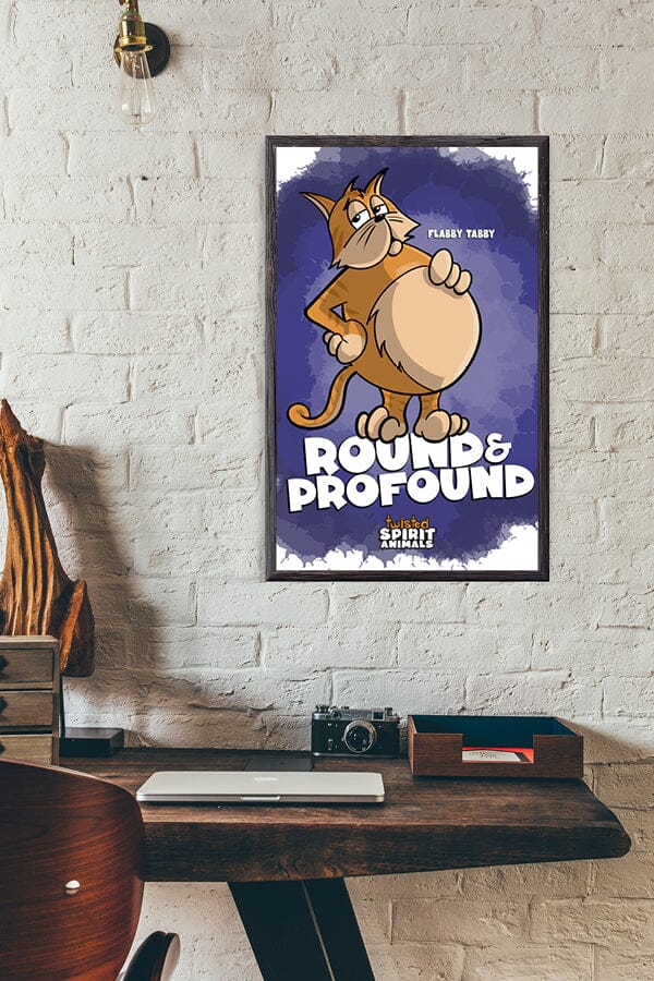 Flabby Tabby 11x17 Print DangerBearIndustries 