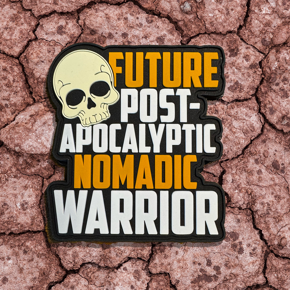 Future Post-Apocalyptic Nomadic Warrior Morale Patch (PVC) - Benjamin Wallace Books