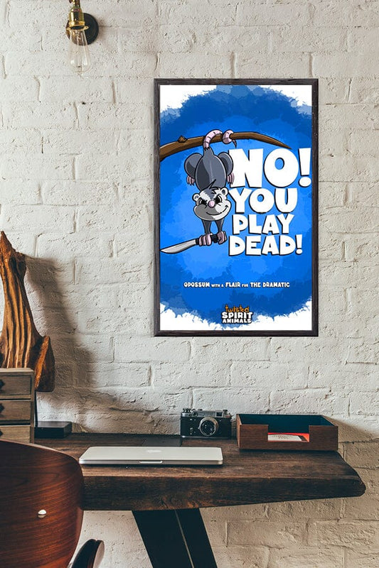 Opossum with a Flair for the Dramatic 11x17 Print DangerBearIndustries 