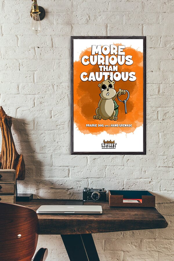 Prairie Dog with a Hand Grenade 11x17 Print DangerBearIndustries 