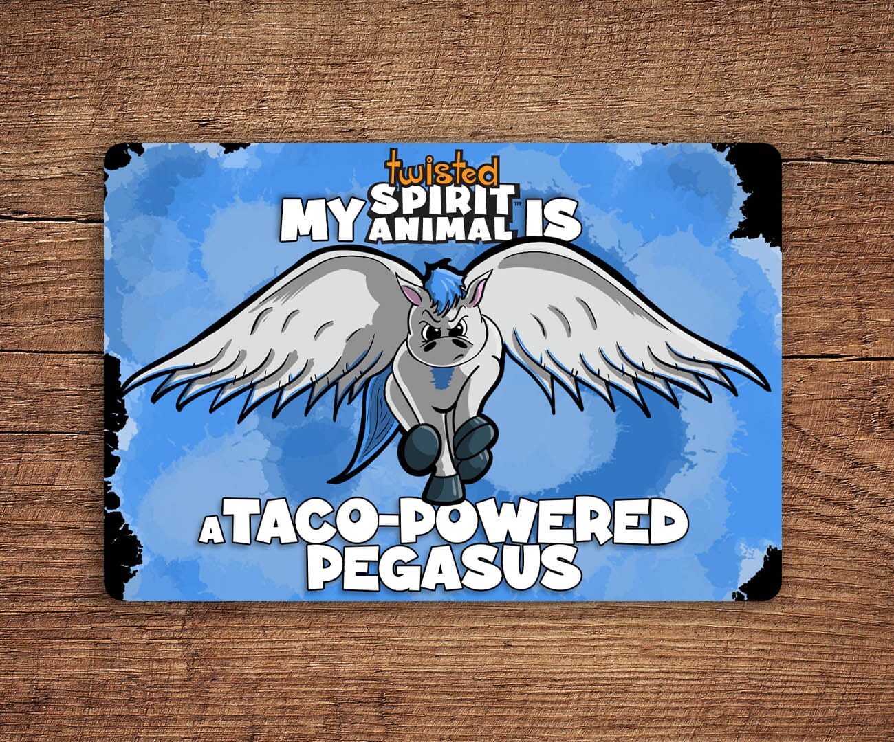 Taco-Powered Pegasus sticker pack DangerBearIndustries 