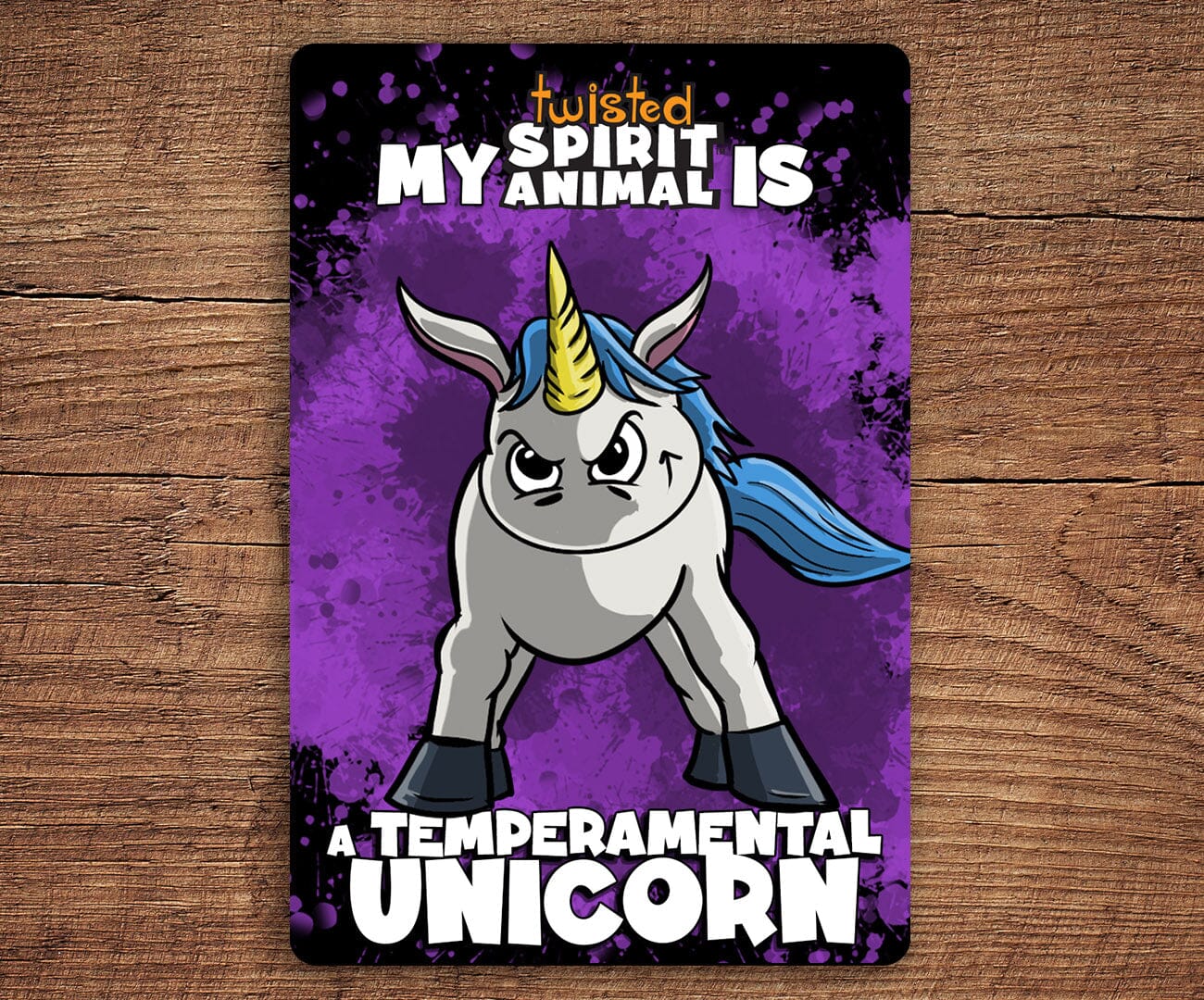 Temperamental Unicorn sticker pack DangerBearIndustries 
