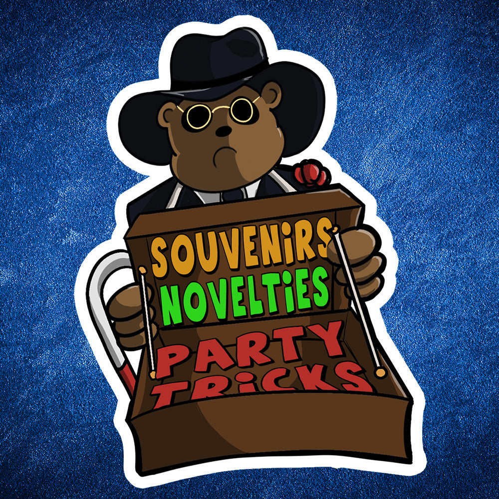Top Secret bear sticker