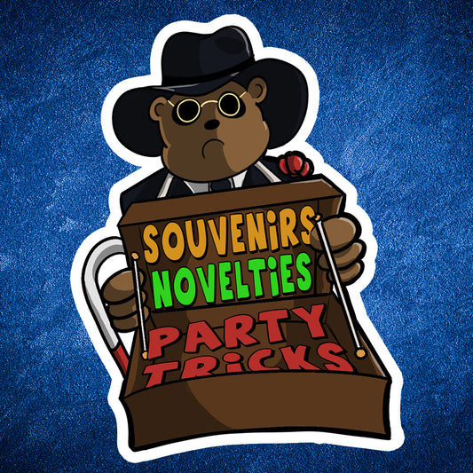 Top Secret bear sticker