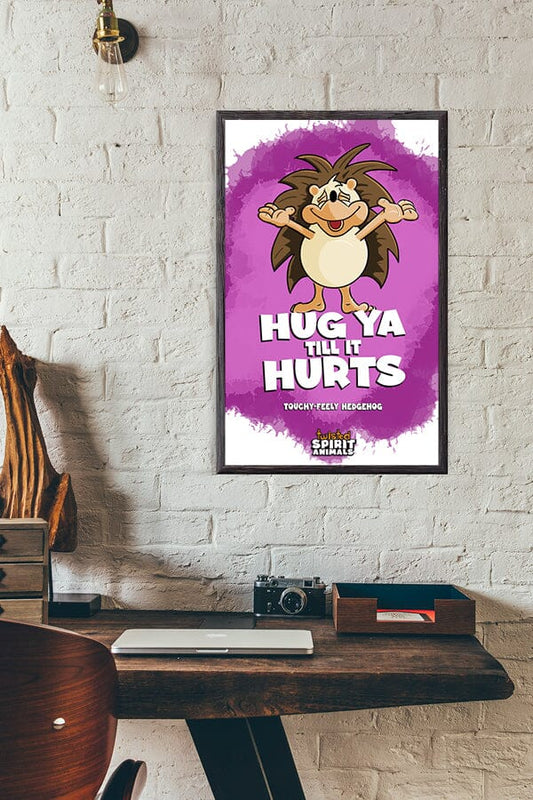Touchy-Feely Hedgehog 11x17 Print DangerBearIndustries 