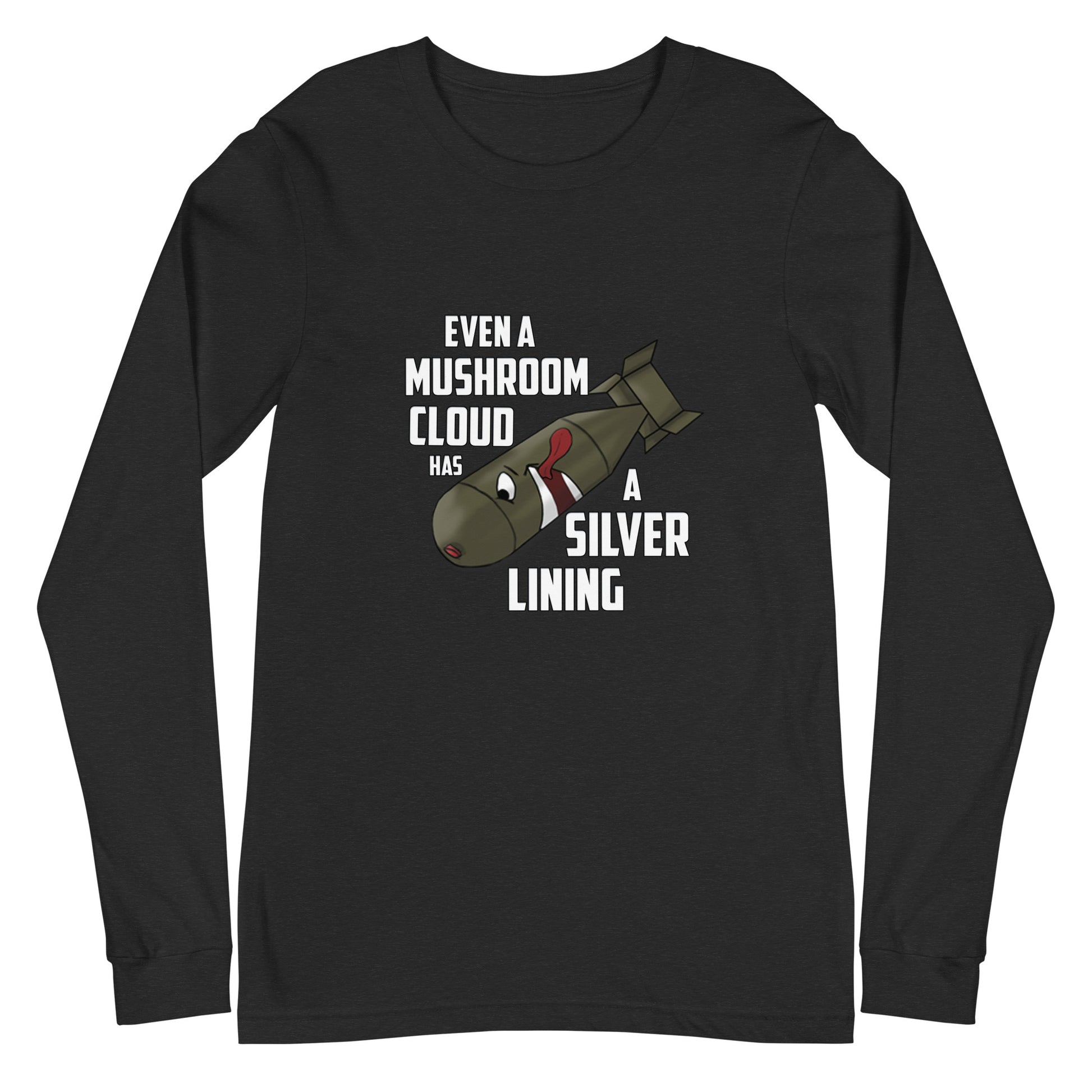 Even a Mushroom Cloud Has a Silver Lining Unisex Long Sleeve Tee - Benjamin Wallace Books