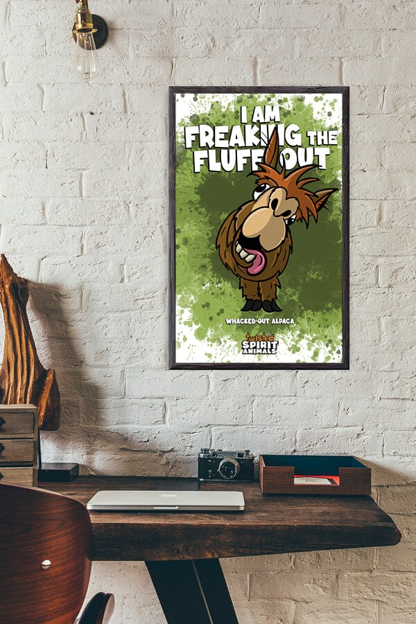 Whacked-Out Alpaca 11x17 Print DangerBearIndustries 
